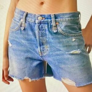 Free People We the Free Makai High Waist Cutoff Shorts Size 24